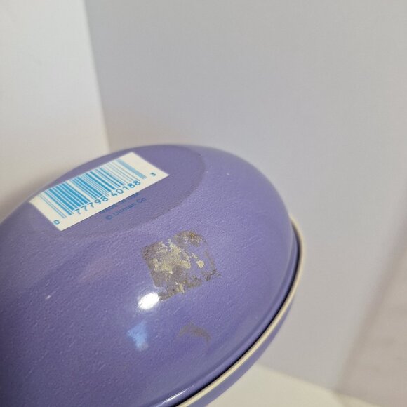 Easter Bunny Egg Basket Flowers Purple 5.5" Plastic Blow Mold Ullman Co - Picture 13 of 13